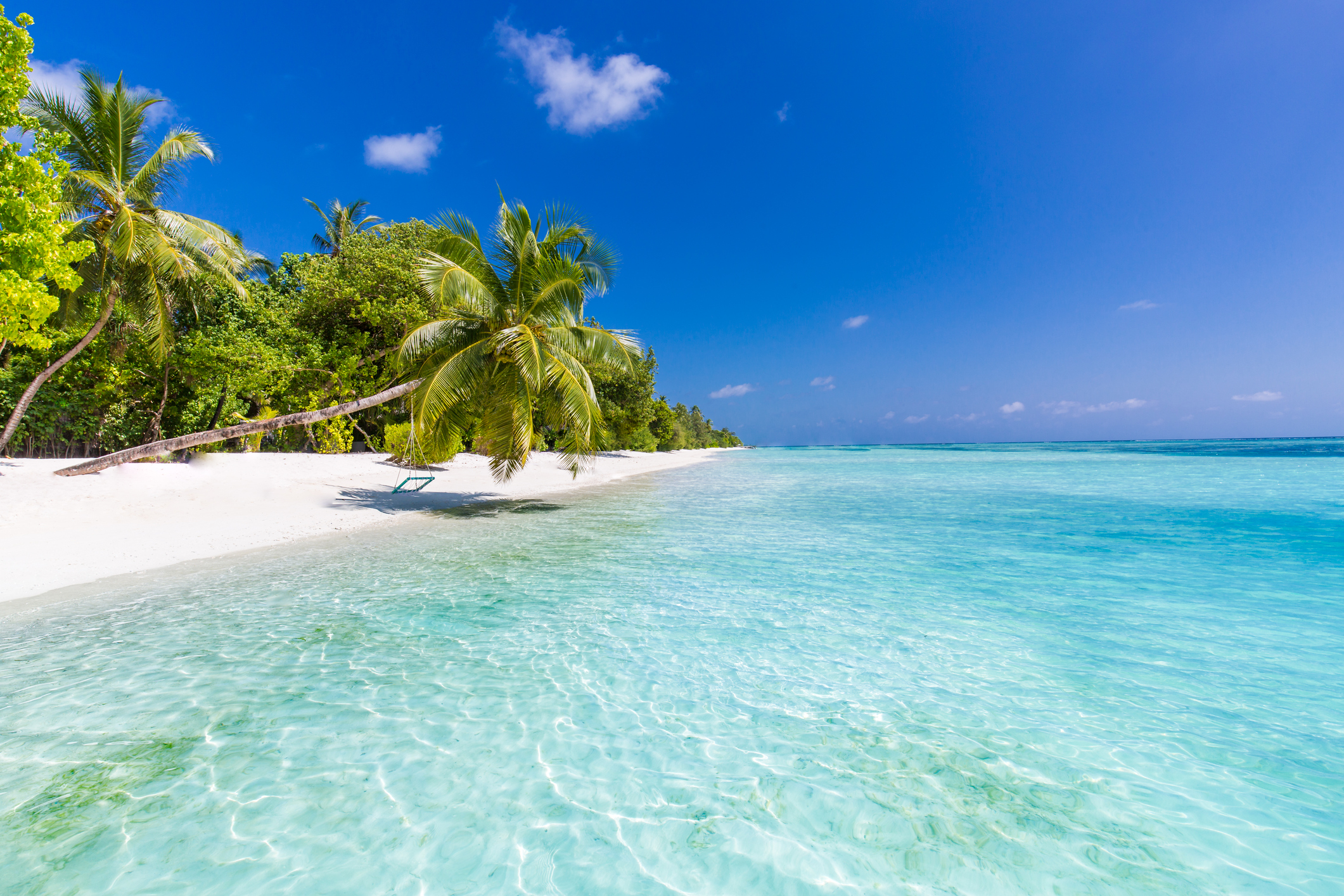 Maldives beach aerial